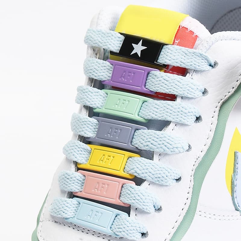 2pcs/pair Shoelaces Buckle Shoes Decorations Sneaker Kits Metal Lace Elegante E Adequado Para Todos Os Tipos De Atacadores Planos