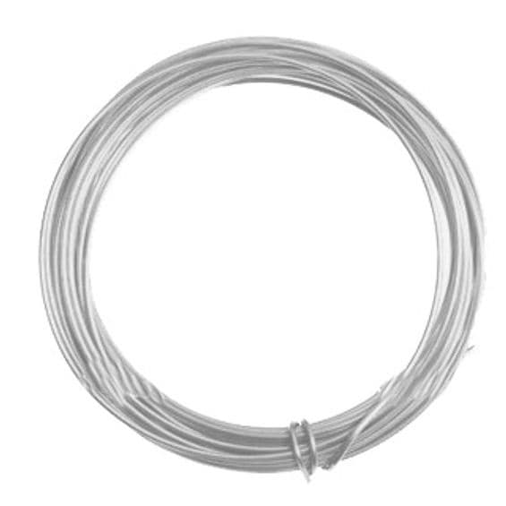 Atacado - 50 Mt Arame Artesanato Alumínio Cor Prateado 10 Rolos De 5mt Cada+ Brinde