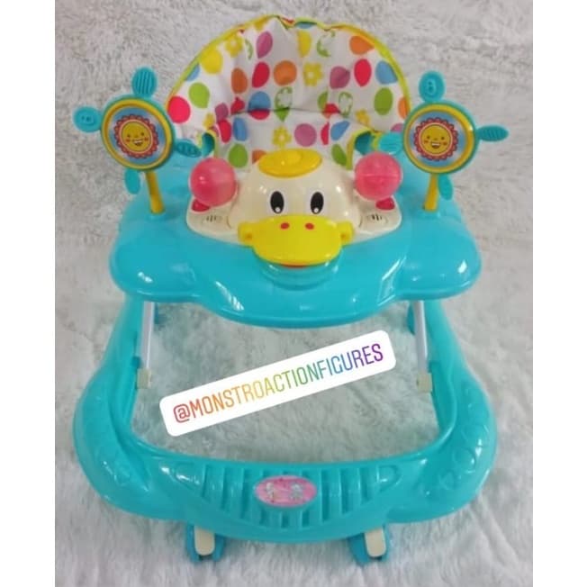 Andador infantil MUSICAL Toca 10 músicas  3 regulagens de altura, 7 rodas anticapotamento