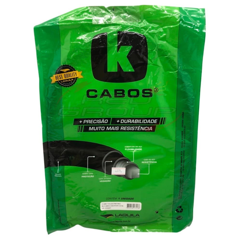 Cabo Do  Velocimetro Crypton 115 Lona 2010 Em Diante