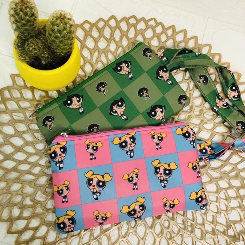 Mini Necessaire carteira de bolsa feminina porta celular absorvente farmacinha