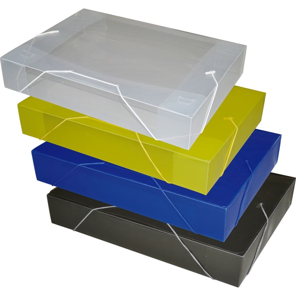 Pasta Plástica Com Elástico Lombo 20mm