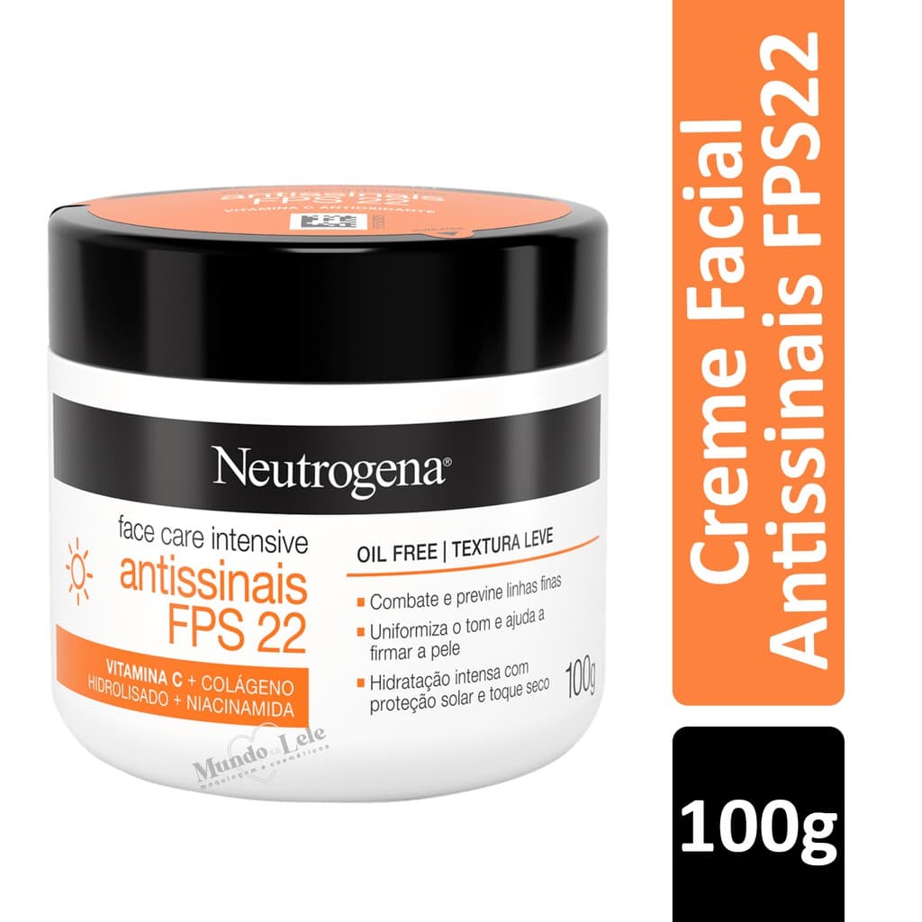 Neutrogena Creme Facial Antissinais Vitamina C Fps22