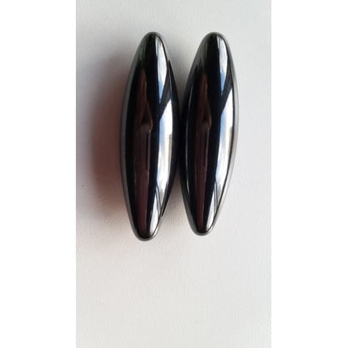 Kit 2 Bastões  Pedras Hematita Imã  Magnética 1,4cm X 4,2cm