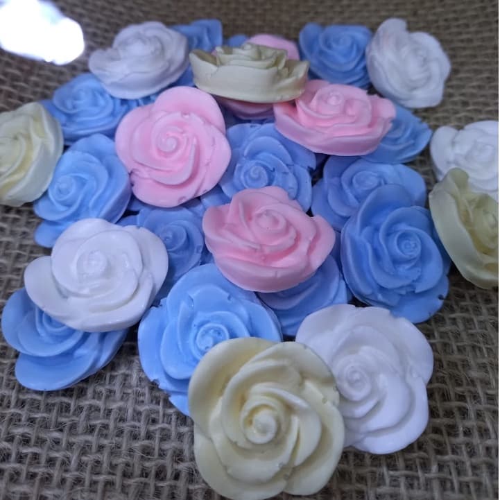 100 Sabonete Mini Rosa Para lembrancinha