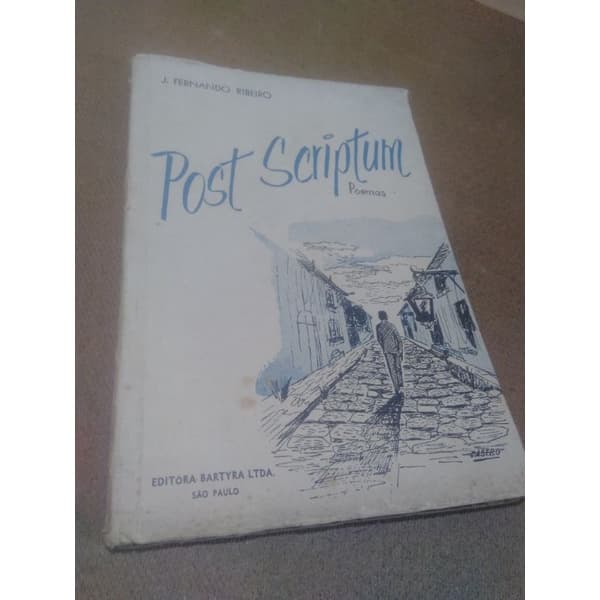 livro Post Scriptum Poemas - J. Fernando Ribeiro