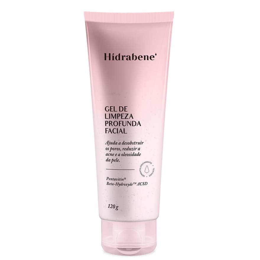 Gel de Limpeza Profunda Hidrabene Reduz Acne e pele oleosa 120g