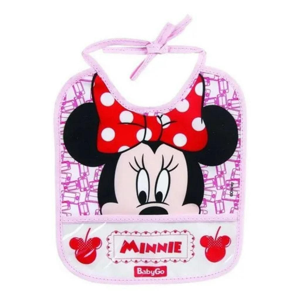 Babador Decorado  Disney Baby Minnie  Baby Go 03093