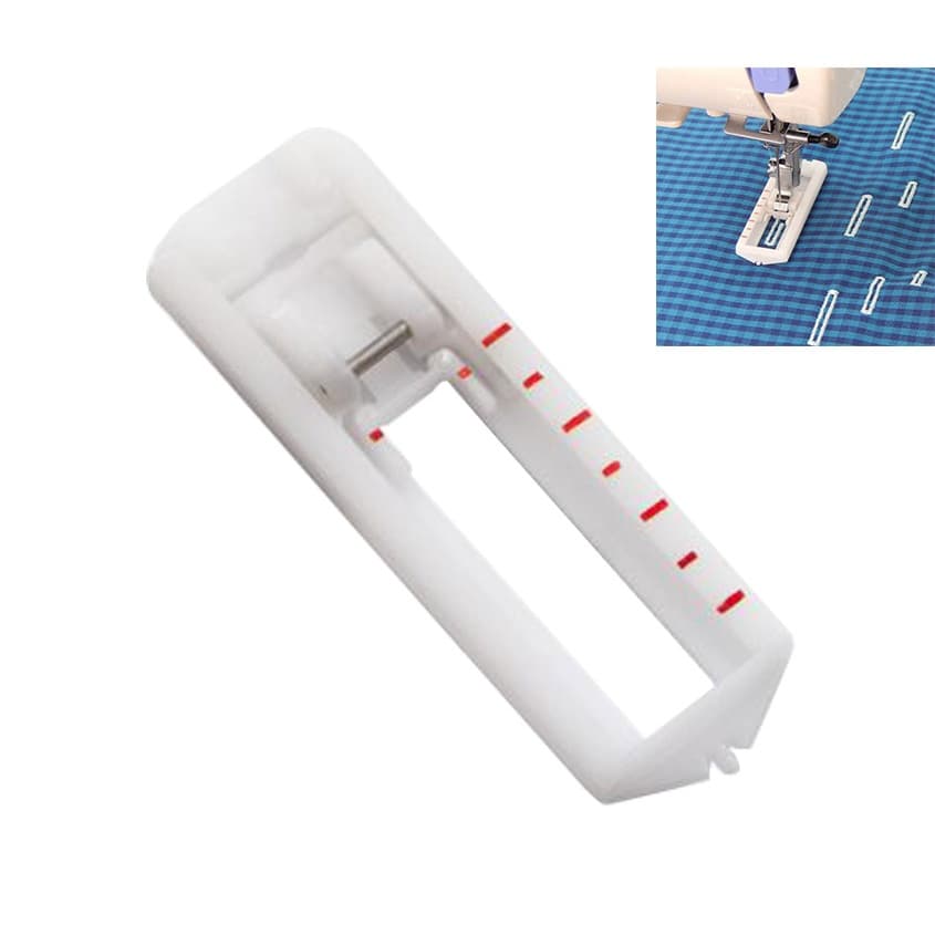 Sapata Calcador Caseado Automatico Fazer Casa de Botao 4 Passos