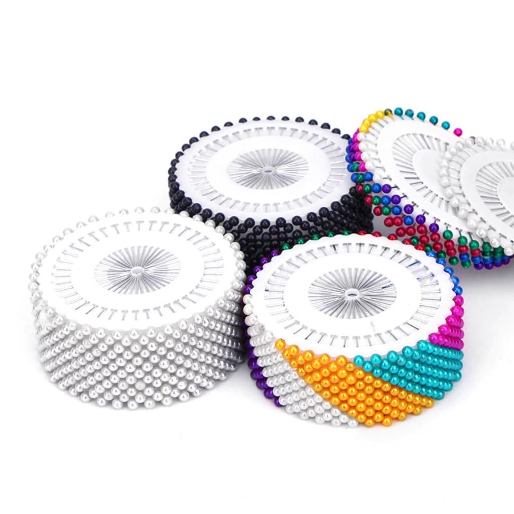 Alfinetes De Costura Para Artesanato Colorida Rolo Com 480 Unidades