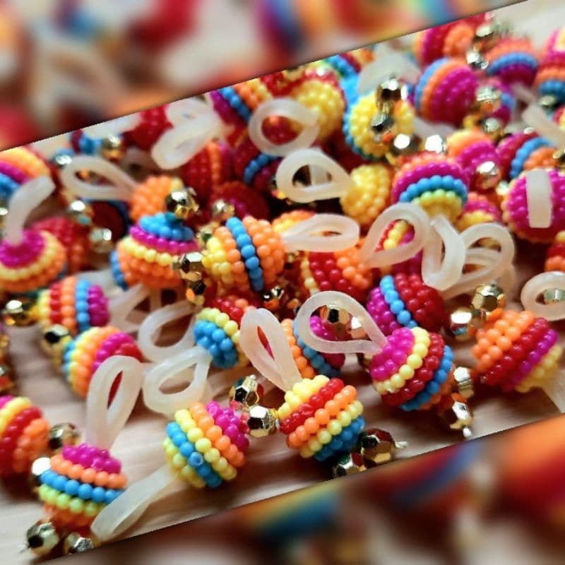 25 Pontos de Luz Amorinha Colors Lacinho Penteado Pet Biju Pet Shop Banho e Tosa