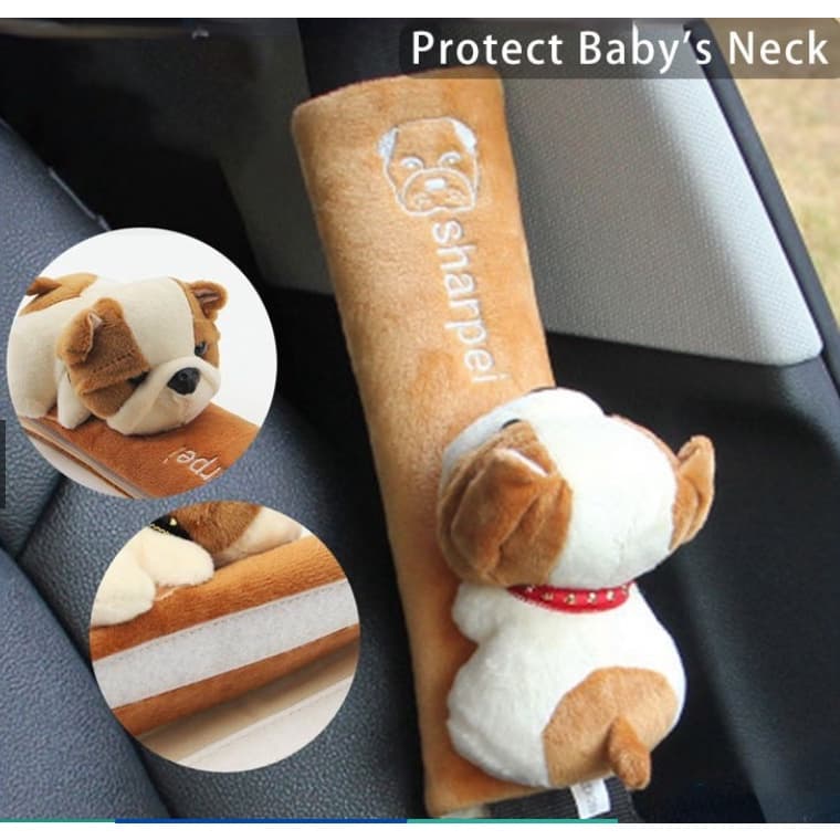 Capa De Proteção Em Pelúcia Para Cinto De Segurança Crianças