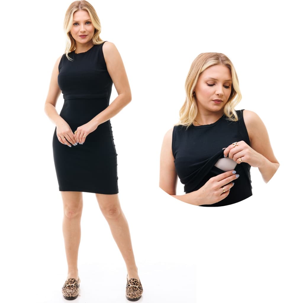 Vestido Regata Afogada Amamentação Várias Cores