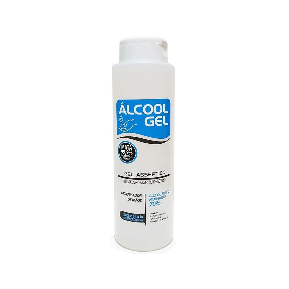 Álcool Gel Asséptico Higienizador de Mãos 70% 500ml