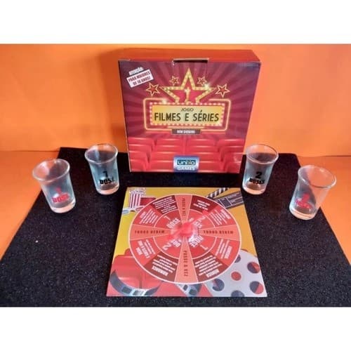 Jogo Etílico Filmes Séries Roleta Shot 18+ Unika Games