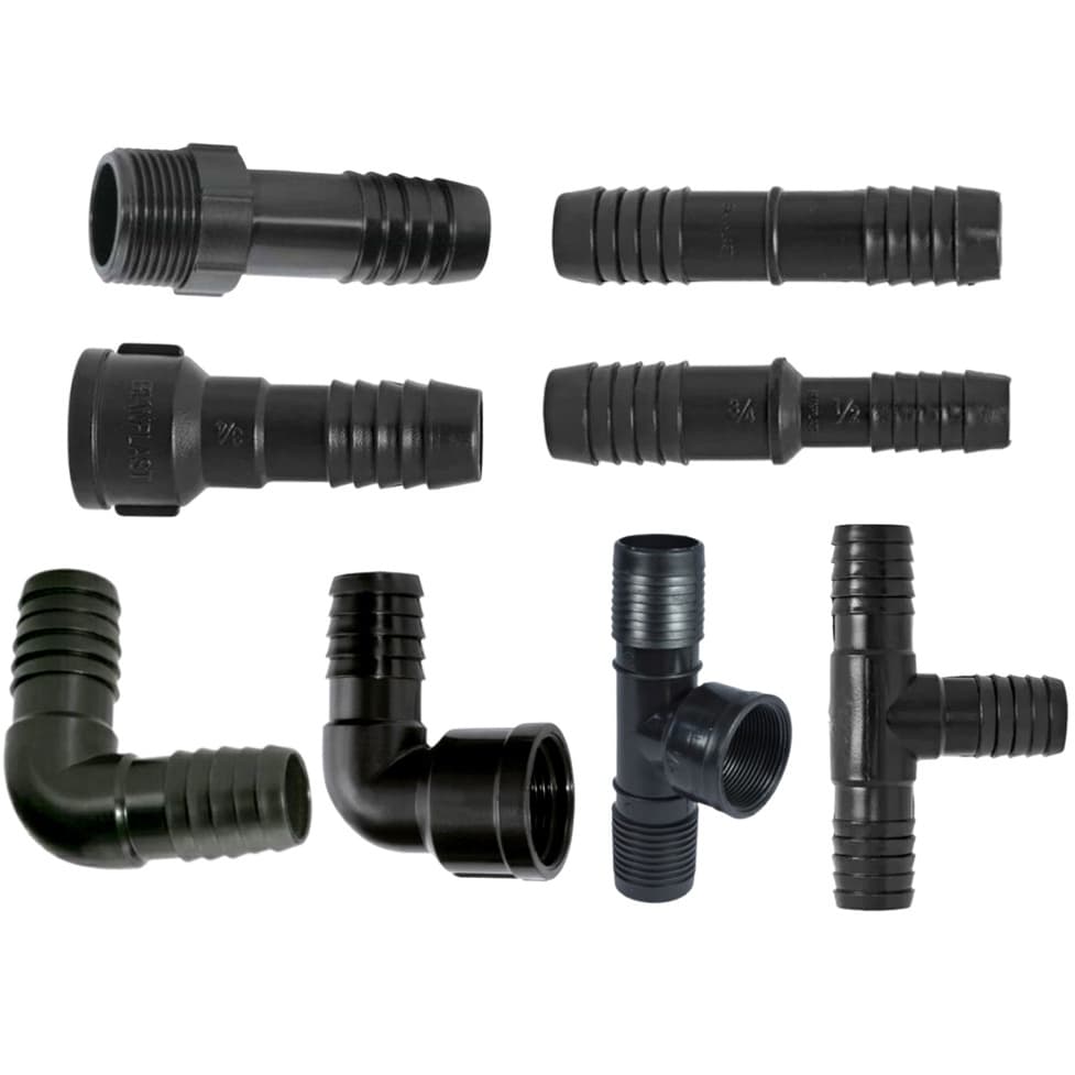 Adaptador Emenda Cotovelo Te União interno Para Mangueira Preta Irrigação