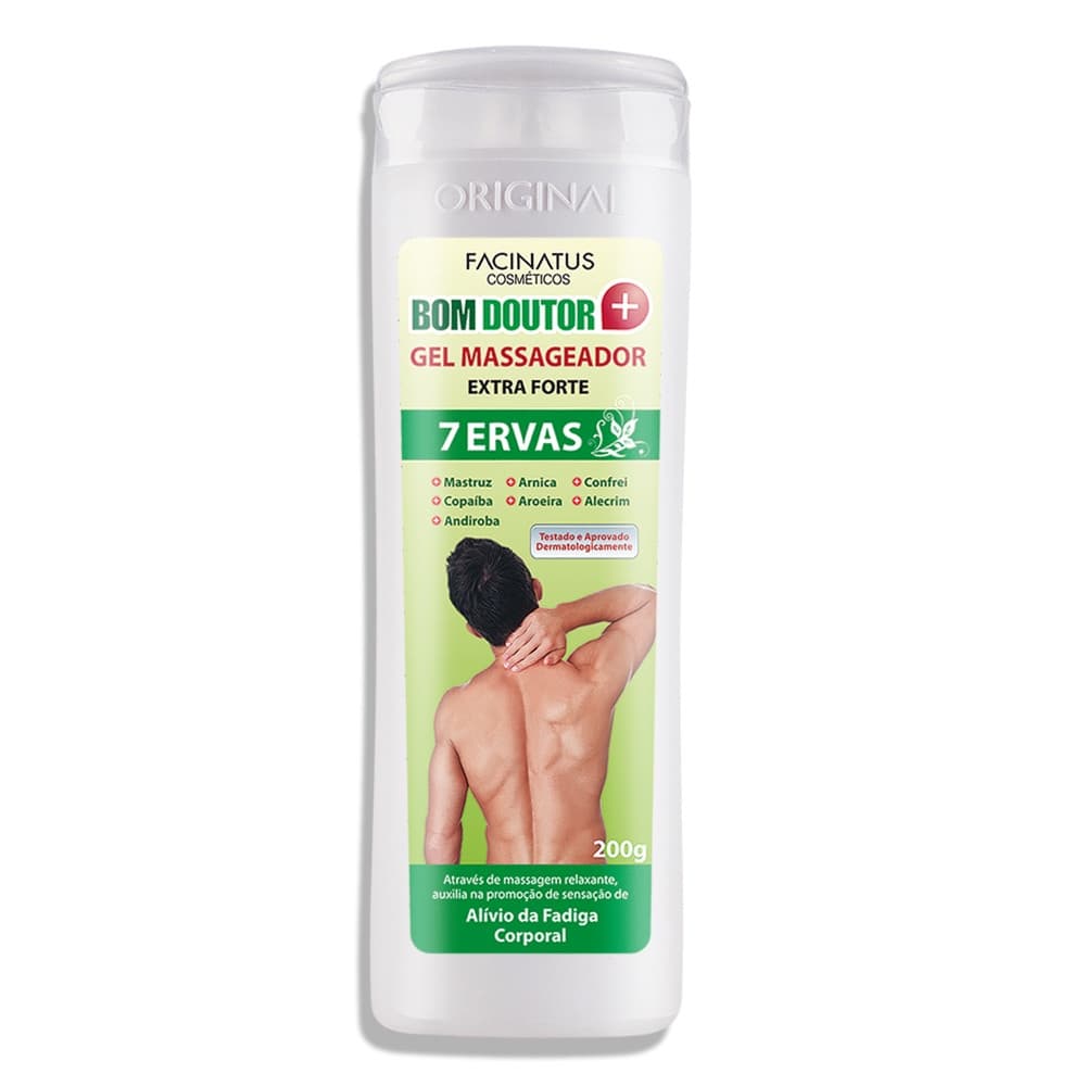 Gel Massageador Extra Forte 7 Ervas Bom Doutor - 200g