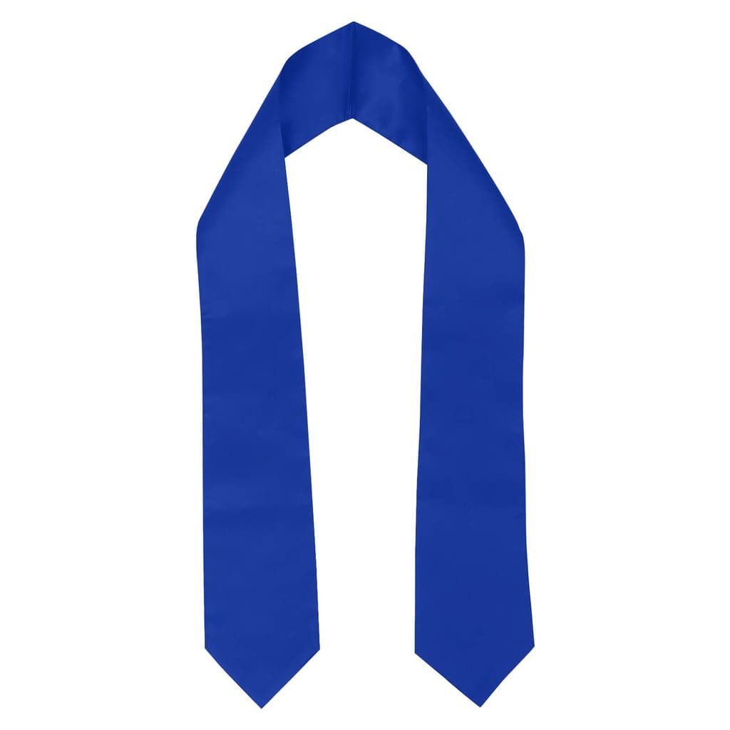 Faixa para beca de formatura americana azul