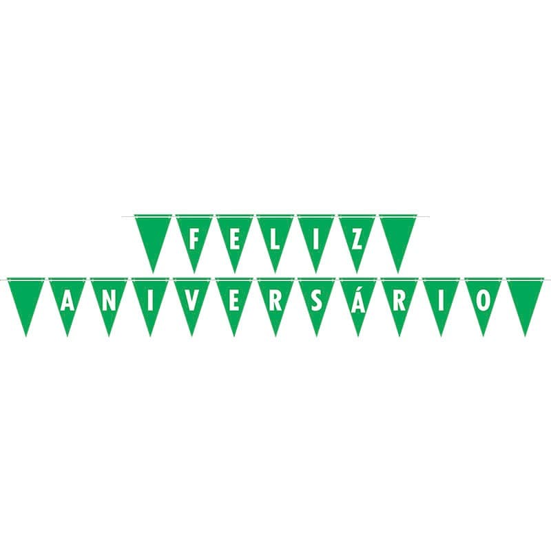 Faixa Feliz Aniversário - Junco