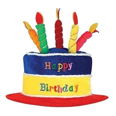 Chapeu Bolo Aniversario Variados