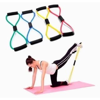 Elástico Extensor Para Exercícios Em 8 Tensão Forte Liveup Físicos Academia Treino Pilates Fit