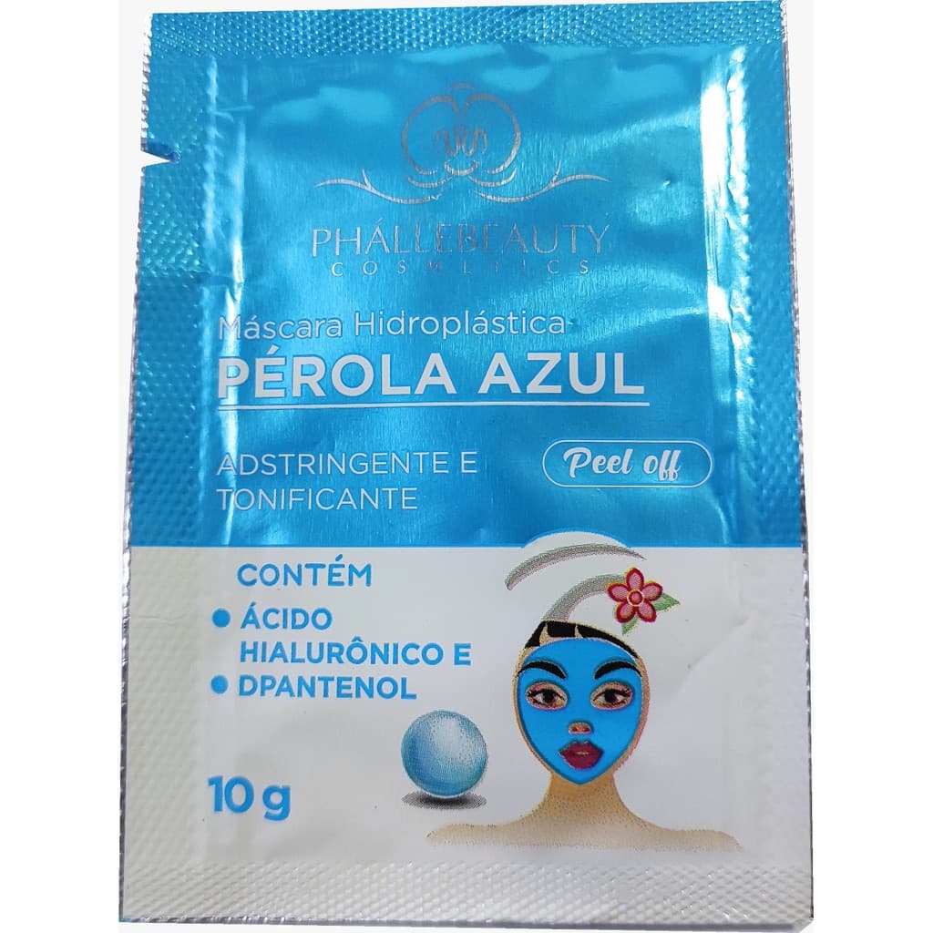 Máscara Hidroplástica Pérola Azul 10g PhálleBeauty PH0515