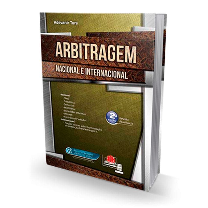 Arbitragem Nacional e Internacional - Livro para Advogado OAB Concursos Públicos