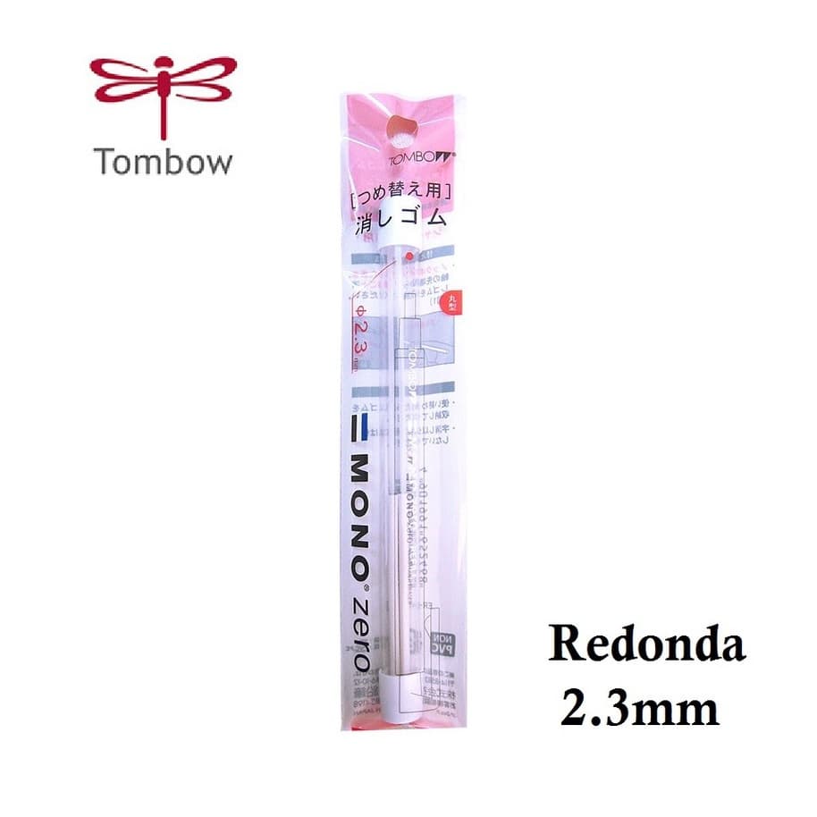 Refil Caneta Borracha Mono Zero 2.3 Tombow Ponta Redonda