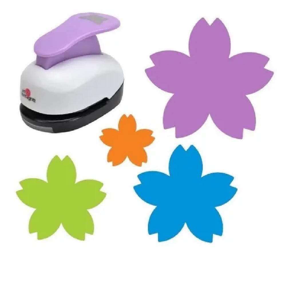 Cortador Eva E Papel Scrapbook - FLOR Sakura 16 mm -1,6cm