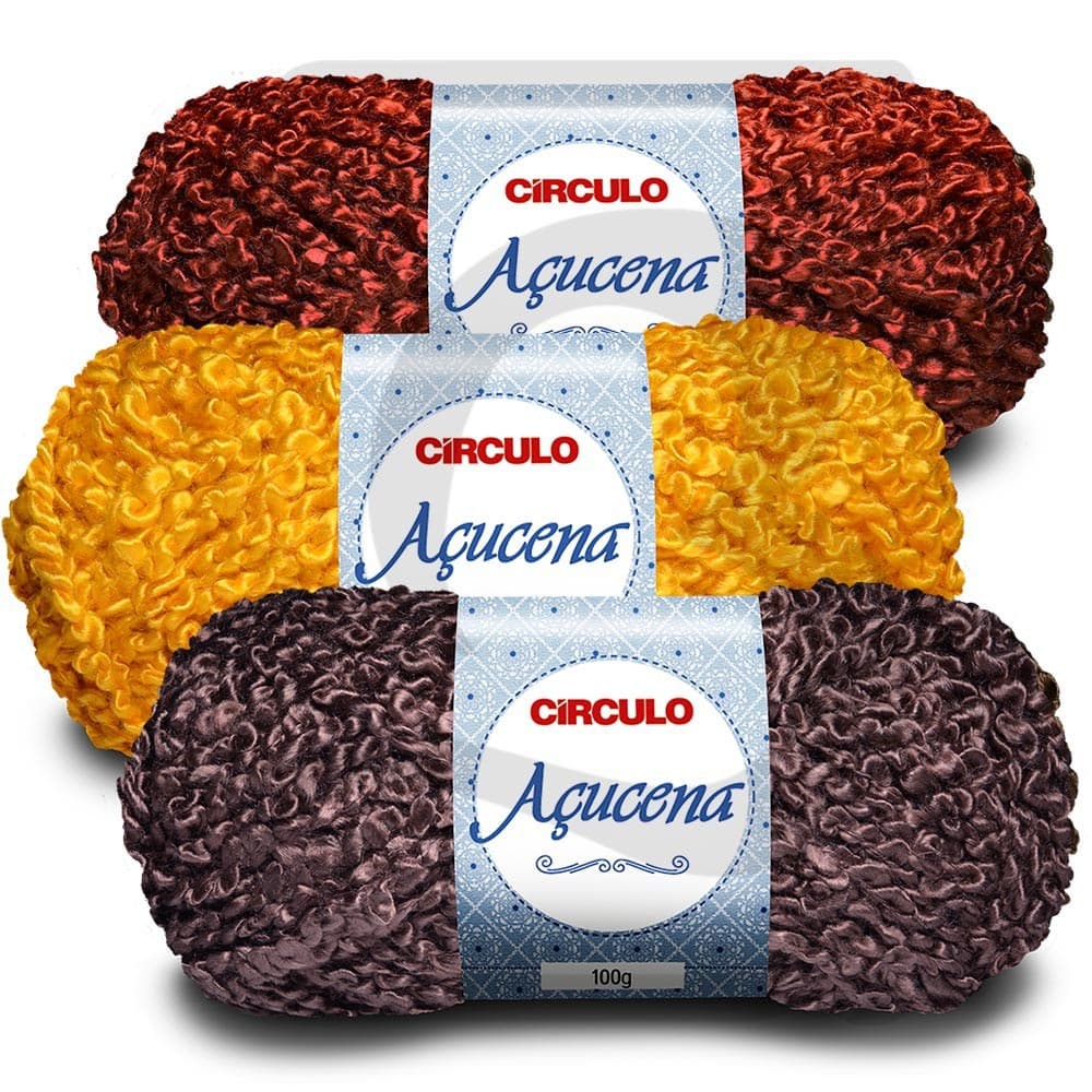 Lã Açucena Círculo 100g