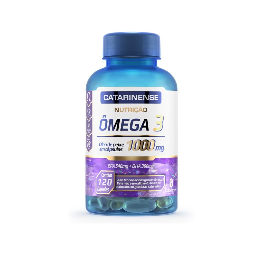 Ômega 3 1000mg 120 Cápsulas - Catarinense