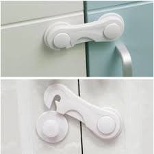 Kit Trava Gaveta Armário Porta Geladeira Tranca Proteção