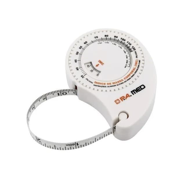 Fita Antropométrica Corporal Pamed 150cm com marcador de  IMC