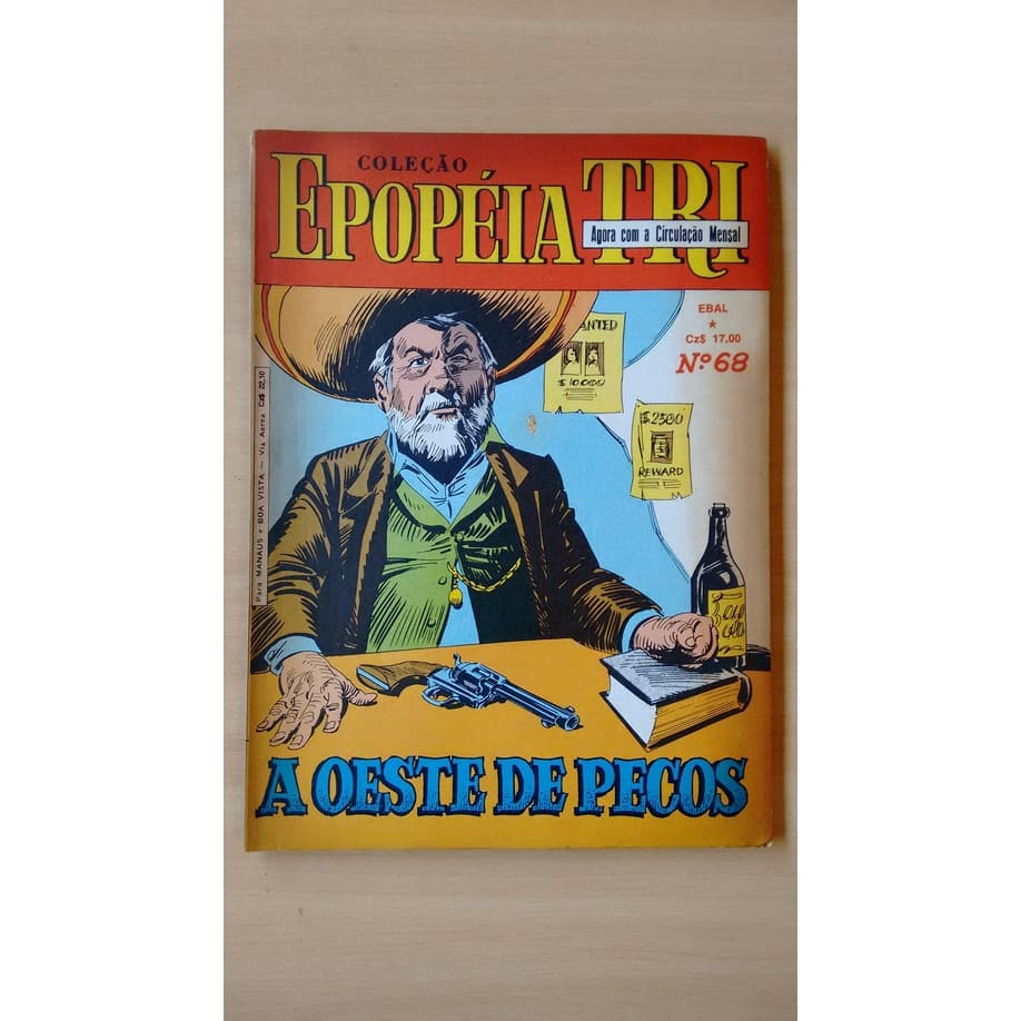 Gibi Hq Epopéia Tri 68 A Oeste de Pecos 1987 156L