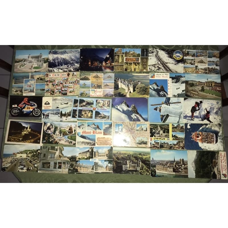 30 cartões postais Antigos França antigo diversas cidades cartão postal post card