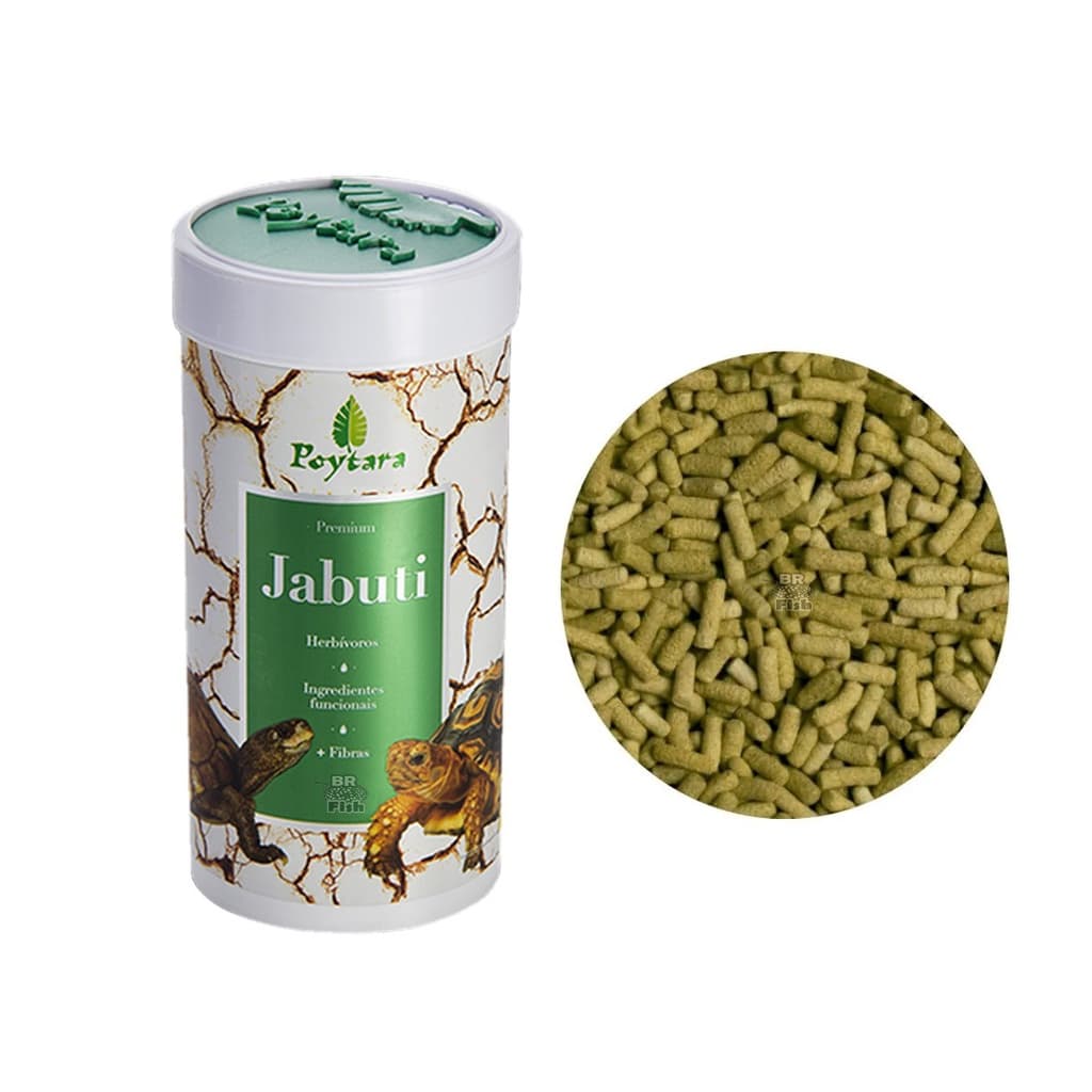 Ração Poytara Jabuti Premium Para Répteis Terrestres 300g