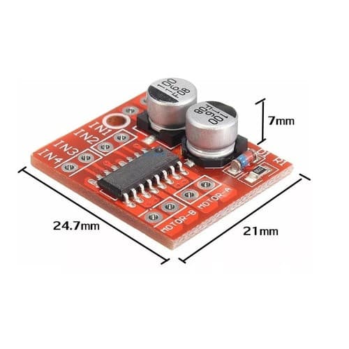 2x Mini Driver Motor Passo Ponte H L298n Dual Pwm Arduino