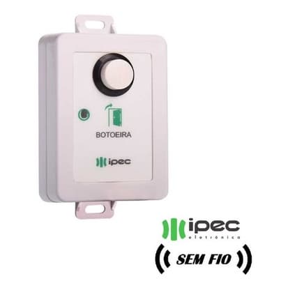 Botoeira Botão Sem Fio 433mhz Fechadura Motor Portao Alarme IPEC ACTON GAREN AGL RCG