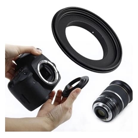 Anel Inversor Macro Reverso Sony Nex NEX-49mm NEX-52mm NEX-55mm NEX-58mm NEX-62mm