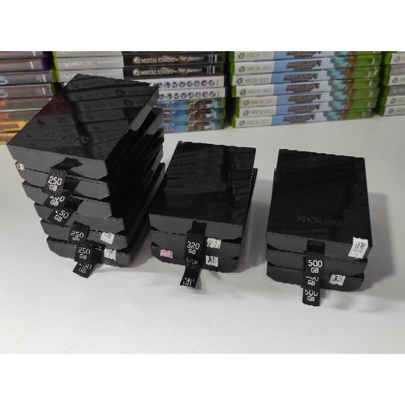 HD Xbox 360, 250 GB, 500 GB - Original Microsoft