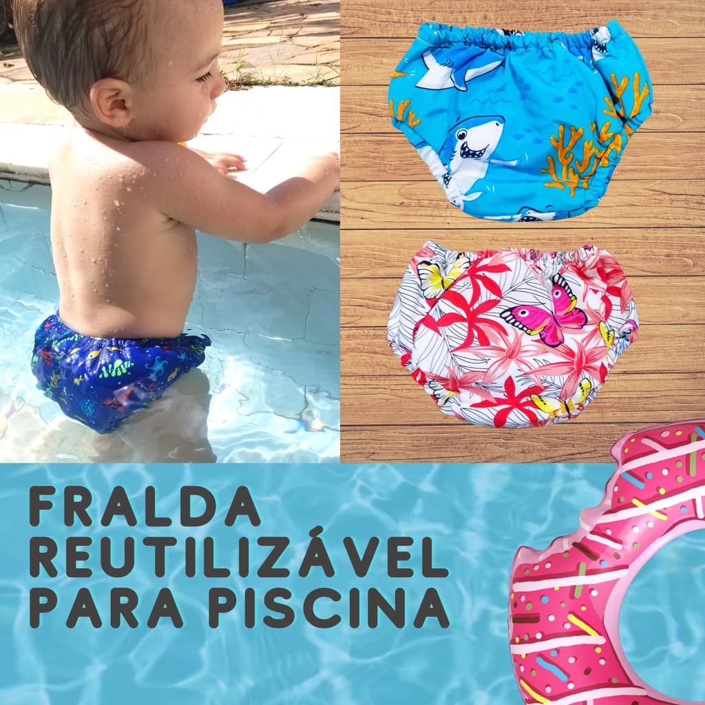 Fralda para piscina