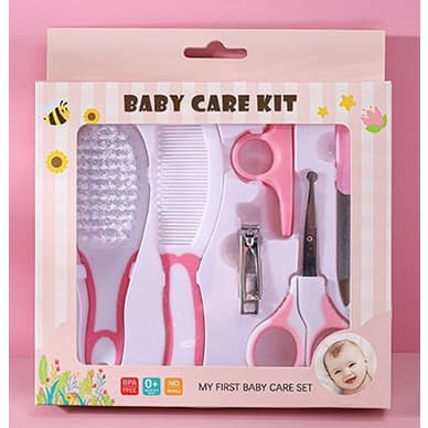 Kit de Acessórios de Higiene 6 pças Para Recém Nascido Infantil