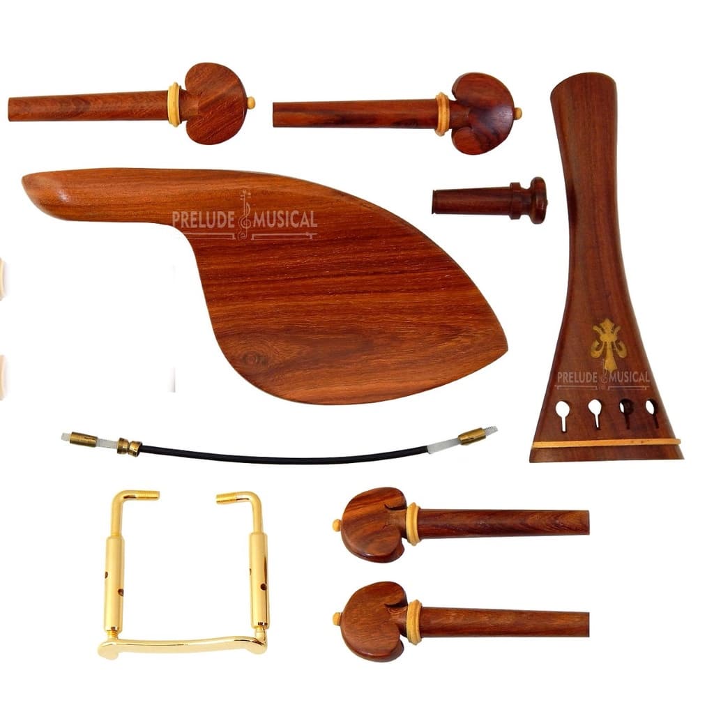 Kit de Montagem Fastrings Rosewood Violino Flor de Liz 4/4