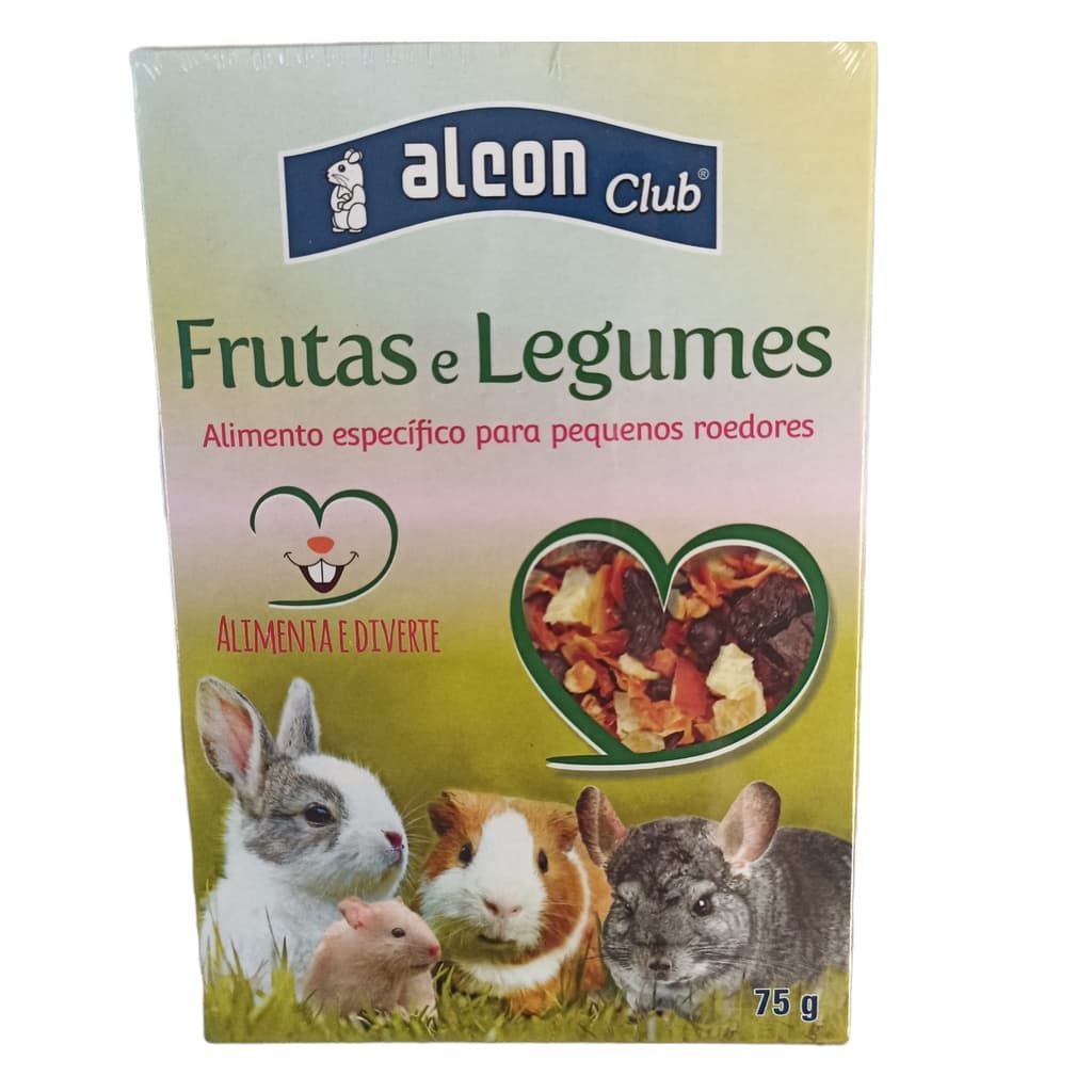 Ração para roedores Frutas e Legumes