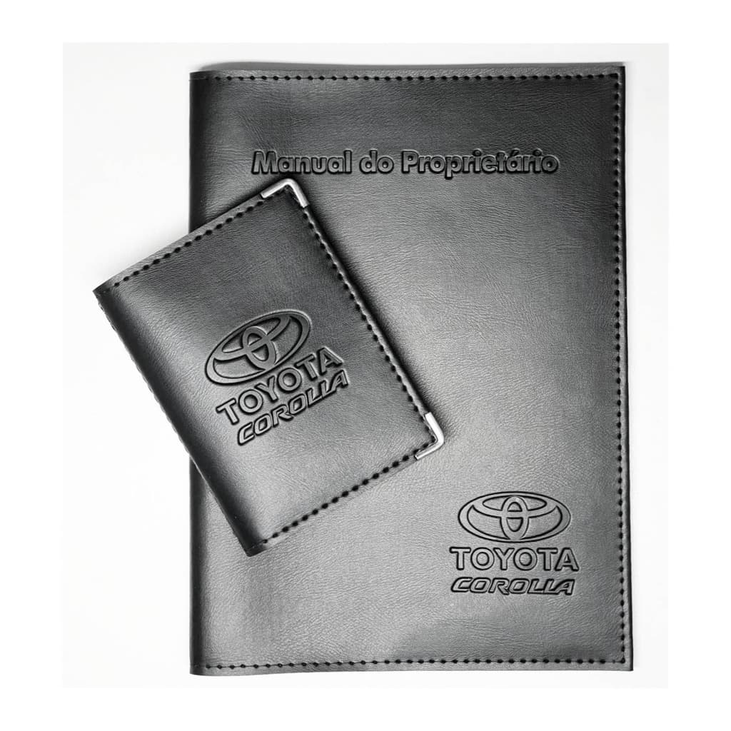 Porta Manual e Porta Documentos Gravação Toyota Corolla