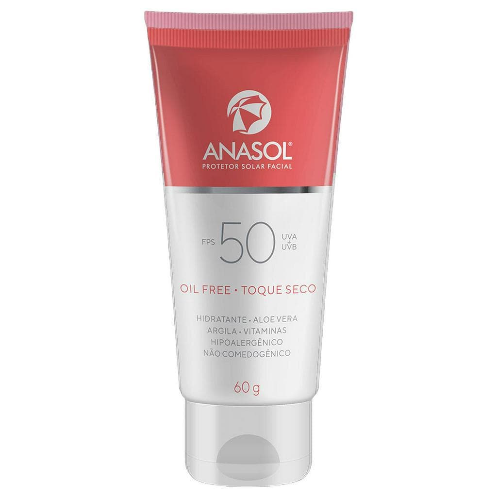 Anasol Protetor Solar Facial FPS 50 Dahuer Oil Free  - 60 g