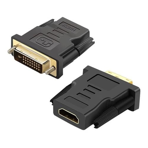 Adaptador Conector Dvi Digital Macho 24+1 Para Hdmi Fêmea
