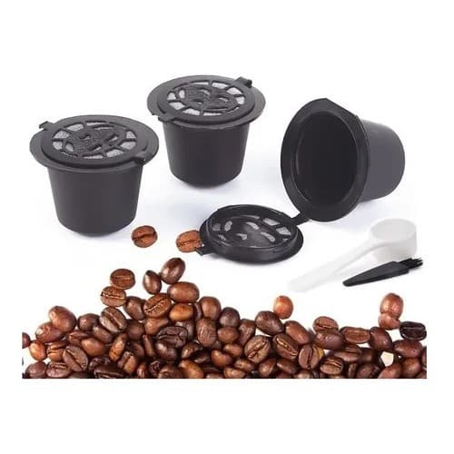 Kit 3 Cápsulas Nespresso Reutilizável + Dosador