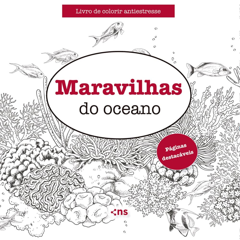 Livro de Colorir Antiestresse - Maravilhas do Oceano