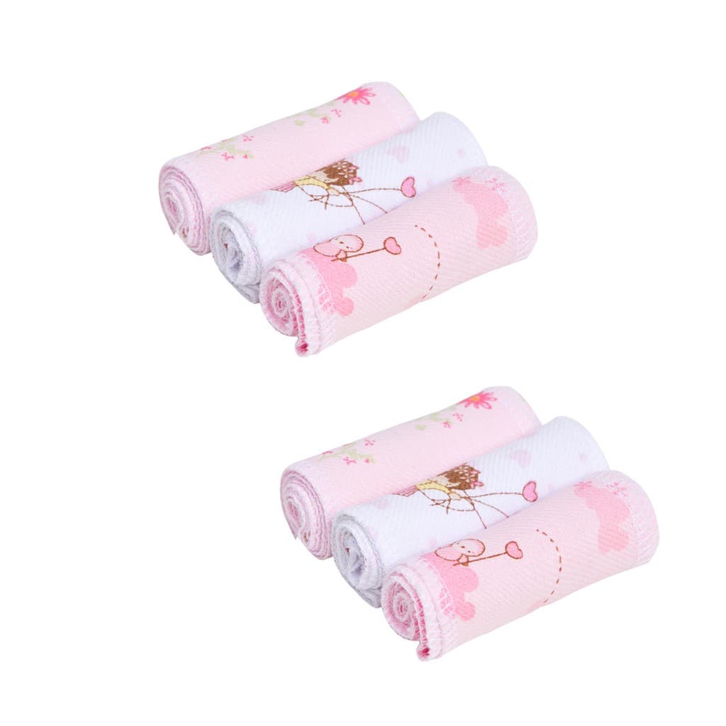 Faixa Umbilical Flanelada 100% Algodão C/6 Unidades Estampas Sortidas  - Papi